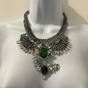 Damaged Necklace Silver Costume Formal